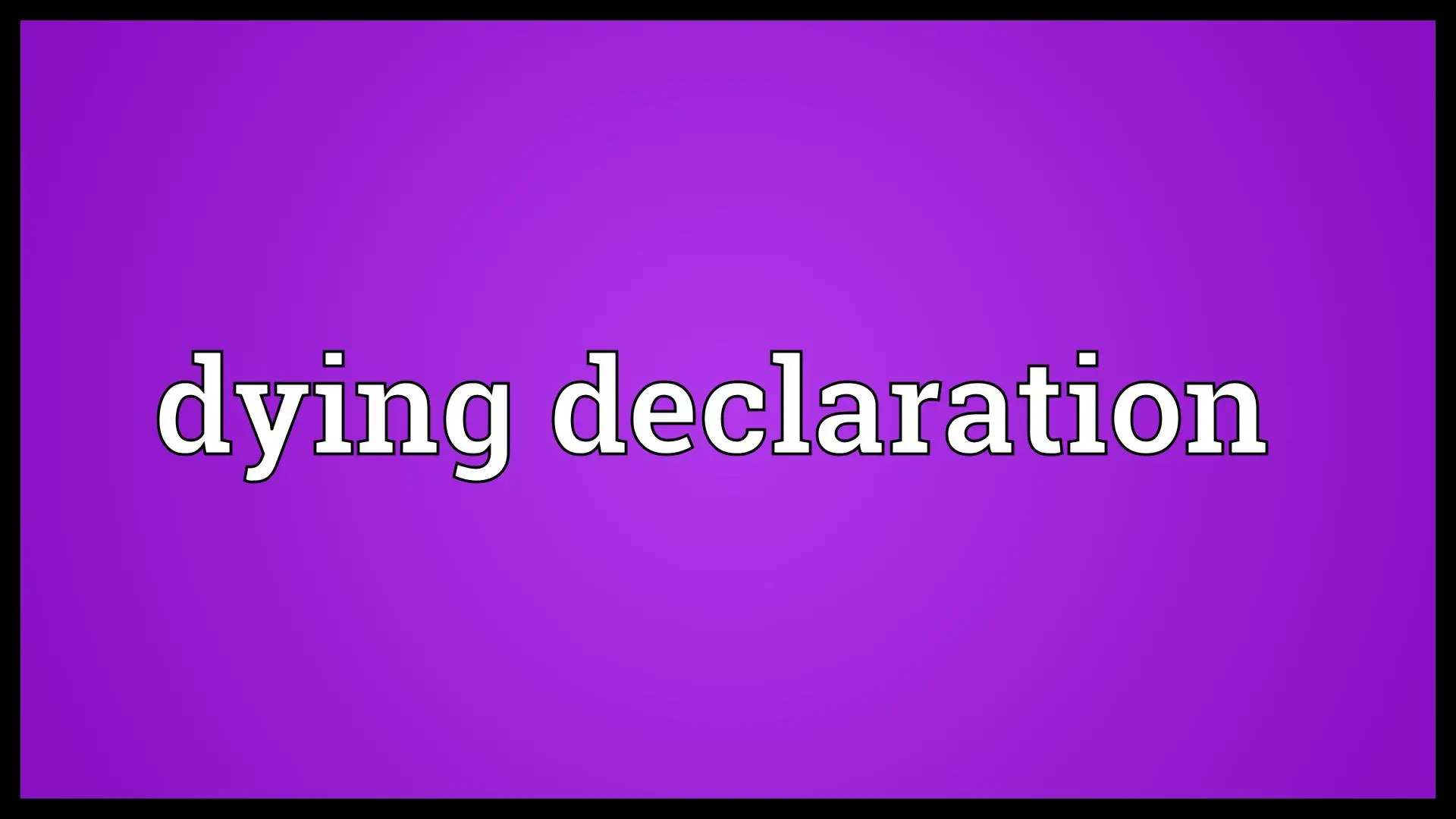 Declare meaning. Underestimation.